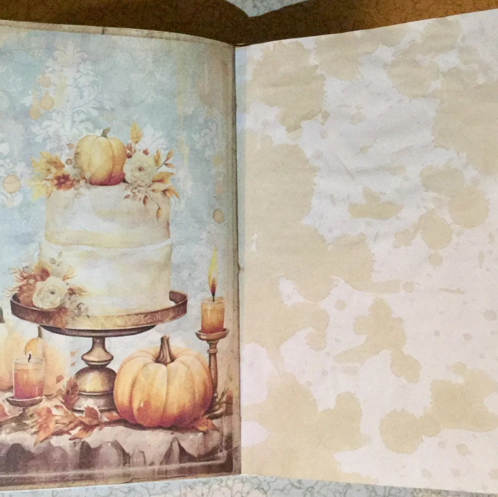 🥮 Charming Grateful Pumpkin 🕋 Spice Vintage Journal ☕